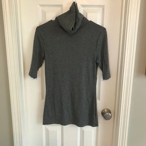Merona Gray Turtleneck T-Shirt